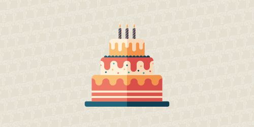 <p>Graphic of a birthday cake</p>
